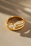 ANTHROPOLOGIE CRYSTAL TWIST RING