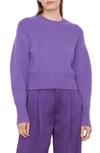 Vince Wide Sleeve Crew Neck Sweater In Zinnia