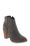 Mia Barby Block Heel Bootie In Charcoal