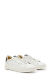 Allsaints Sheer Sneaker In White/ Metallic