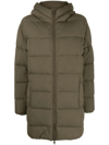 Zadig & Voltaire Korail Padded Mid-length Coat In Moss