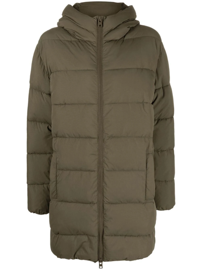 Zadig & Voltaire Korail Padded Mid-length Coat In Green