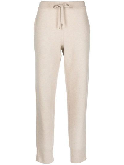 Lorena Antoniazzi Drawstring Knitted Track Pants In Neutrals