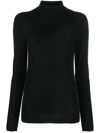 ALLUDE LONG-SLEEVE ROLL-NECK JUMPER