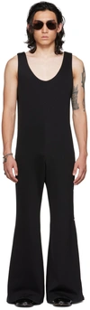 LU'U DAN SSENSE EXCLUSIVE BLACK SLIM JUMPSUIT