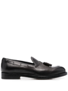 DOUCAL'S TASSEL-DETAIL LEATHER LOAFERS