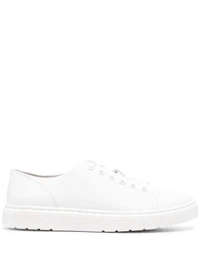 Dr. Martens Dante Lace-up Leather Sneakers In White