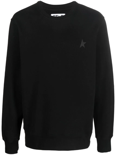 GOLDEN GOOSE LOGO-PRINT COTTON SWEATSHIRT