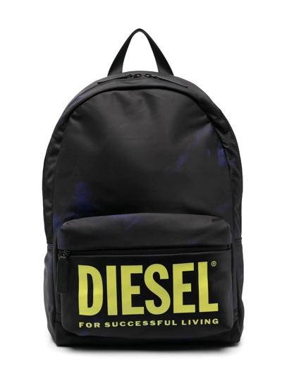 Diesel Kids' Bold Message Backpack In Black