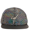 Giuseppe Zanotti Cohen Sequin-embellished Baseball Cap In Black