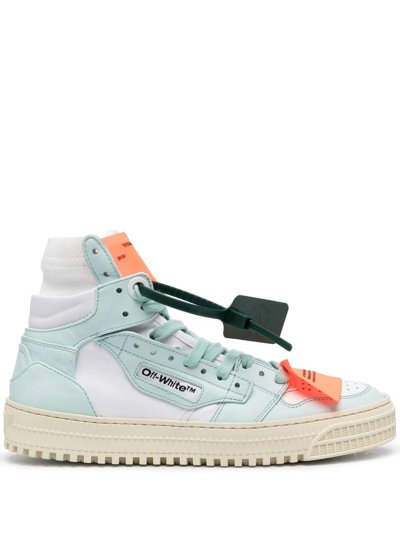 Off-white 20mm 3.0 Off Court Leather Sneakers In Grey