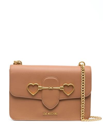 Love Moschino Logo-plaque Faux-leather Bag