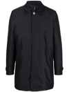 Fay Blue Nylon Morning Raincoat In Blau