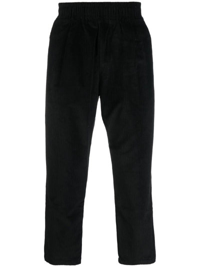 Family First Cropped Corduroy Trousers In Black