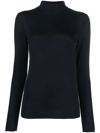 ALLUDE LONG-SLEEVE ROLL-NECK JUMPER