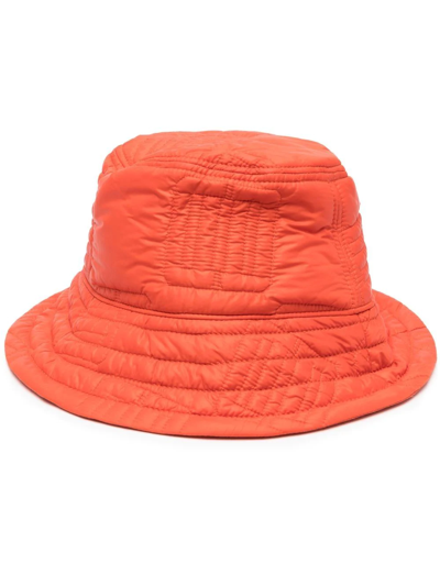 Ambush Drawstring Bucket Hat In Arancio