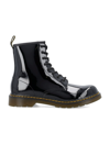 Dr. Martens' 1460 8-eye Leather Boots 6-9 Years In Black