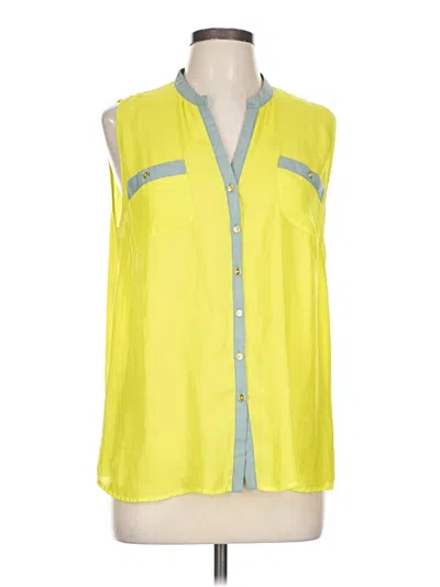 Pre-owned 5/48 Sleeveless Blouse In Yellow
