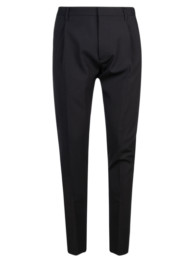 Dsquared2 1 Pleat Aviator Trousers In Schwarz