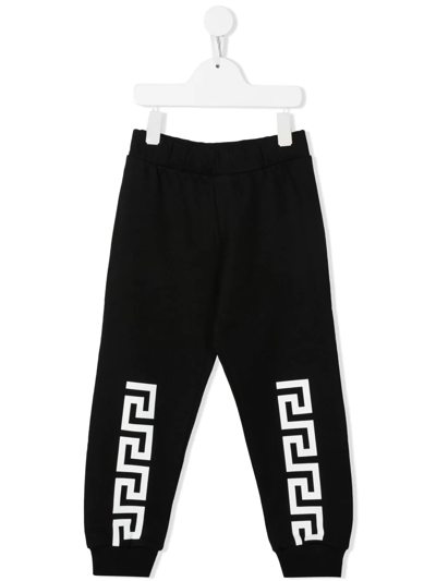 VERSACE GRECA PRINT TRACK PANTS