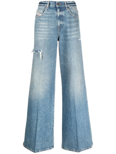 Diesel 1978 09d97 Bootcut Jeans In Blue