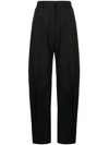 A.W.A.K.E. HIGH-WAISTED SLIT TAPERED TROUSERS