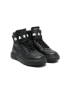 MARNI LOGO-PRINT LACE-UP SNEAKERS