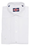 Soul Of London Solid Dress Shirt In White