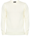 ROBERTO COLLINA CREAM MERINO WOOL SWEATER