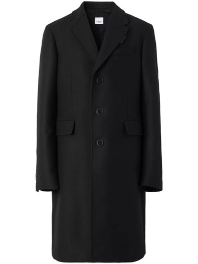 Burberry Black Tailored Coat