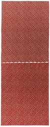 Rui Red Wool Blanket In Ruby & Ficelle