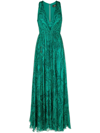 Etro Paisley-print Silk Maxi Dress In Multicolor