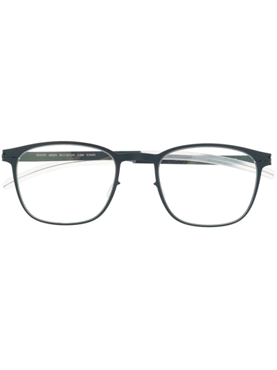 Mykita Aiden Square-frame Design Glasses In Blue