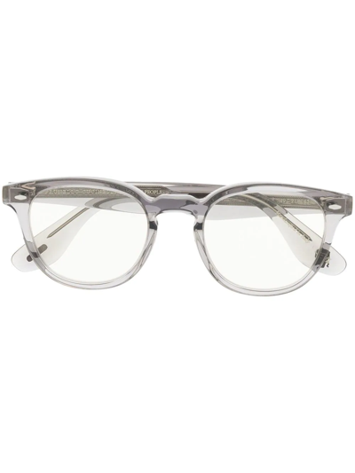 Oliver Peoples Transparent-frame Design Glasses In Grey