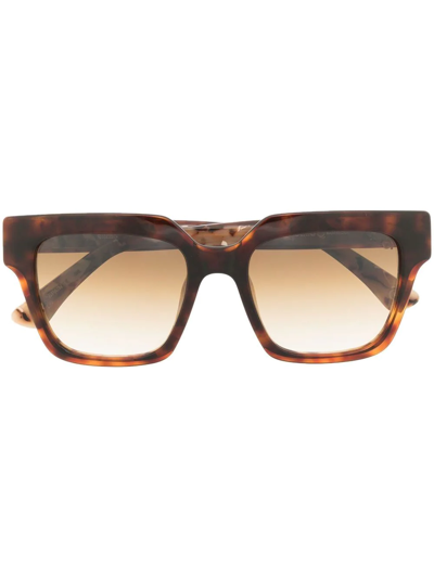 Etnia Barcelona Tortoiseshell Square-frame Sunglasses In Brown