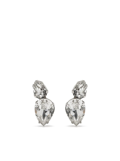 Jennifer Behr Nadine Crystal-embellished Earring In Silver