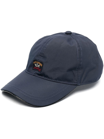 Paul & Shark Logo-patch Baseball Cap In Dark Blue