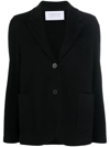 Harris Wharf London Notched-collar Single-breasted Blazer In Schwarz