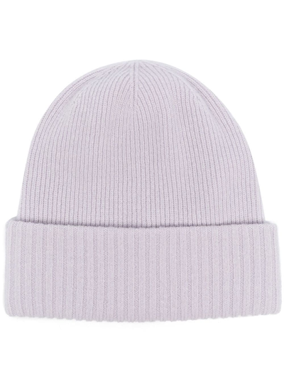 Woolrich Chunky Ribbed-knit Beanie In Grau