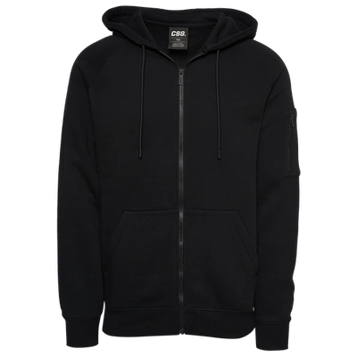 Csg Mens  Troupe Full Zip Hoodie In Black