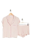 Nordstrom Rack Tranquility Shortie Pajamas In Pink Smoke