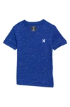 Hurley Kids' Cloud Slub Staple V-neck T-shirt In Racer Blue
