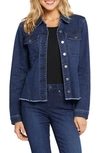 Nydj Frayed Denim Jacket In Underground