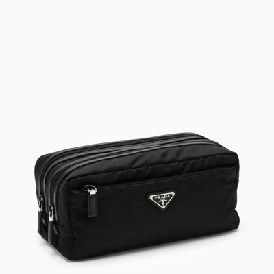 Prada Black Nylon Beauty Case