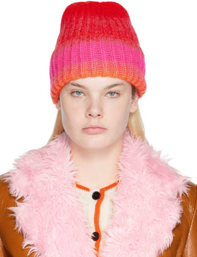 Msgm Womens Red Other Materials Hat