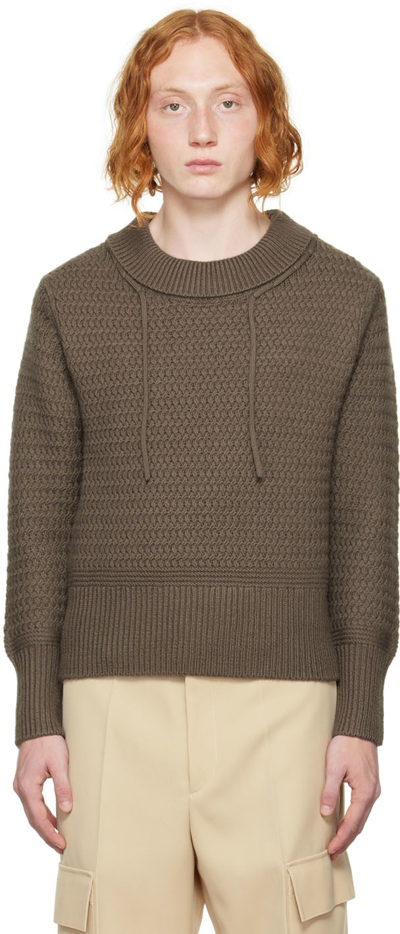 CRAIG GREEN BROWN KNOT SWEATER