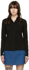 Maiden Name Ssense Exclusive Black Z Shirt In Black