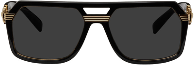 Versace Black Vintage Icon Pilot Sunglasses