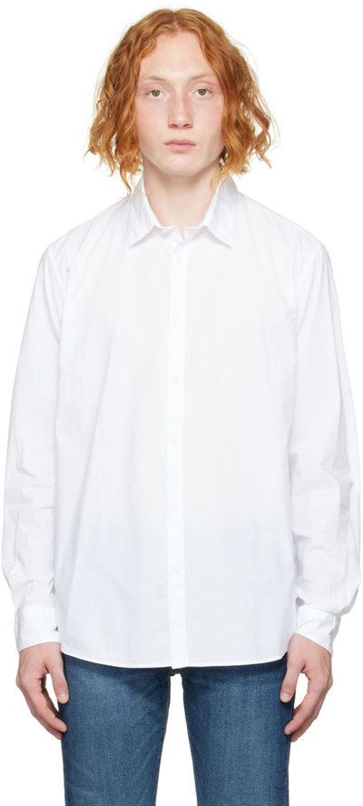 Sunspel White Buttoned Shirt