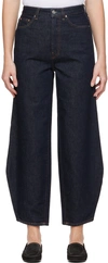 Totême High-rise Barrel-leg Jeans In 290 Raw Blue